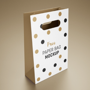 Paper Gift Bags with Hole Handles